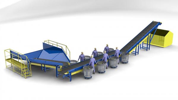 Линия сортировки ТБО