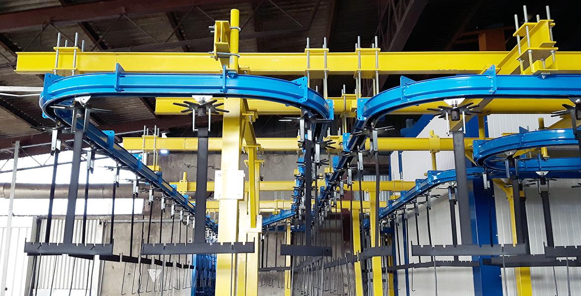 Монорельсовый конвейер цепной